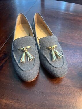 Cole Haan Denim Tassel Loafers